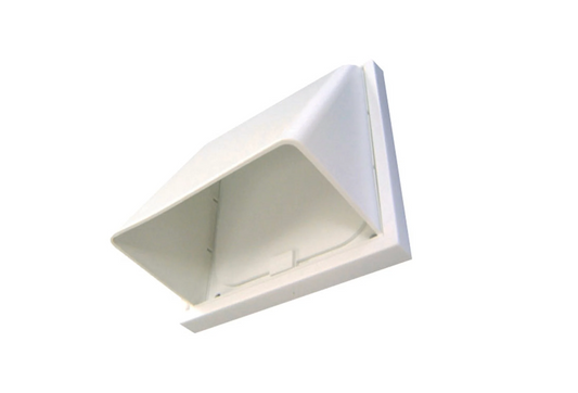 Cowl Weatherproof 150mm White